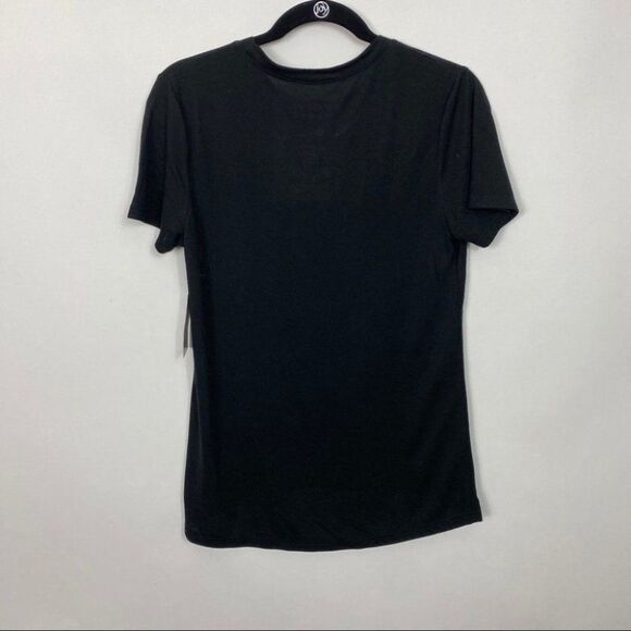 Disney T Shirt WMNS S Black Mickey Mouse Pocket Buddy World Lightweight Ears - Picture 5 of 6